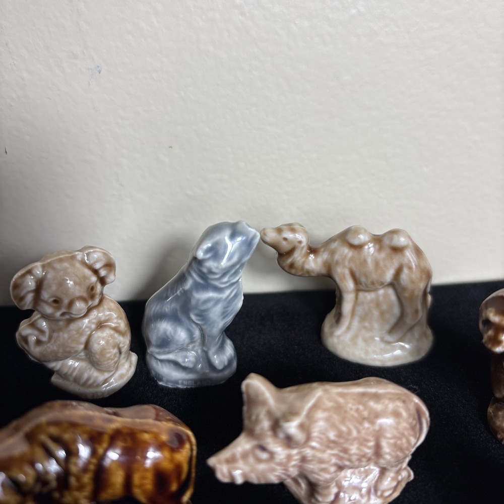 Vintage 14 Wade Whimsies Red Rose Tea Figures Animals Squirrel, Camel, Koala - Picture 5 of 10